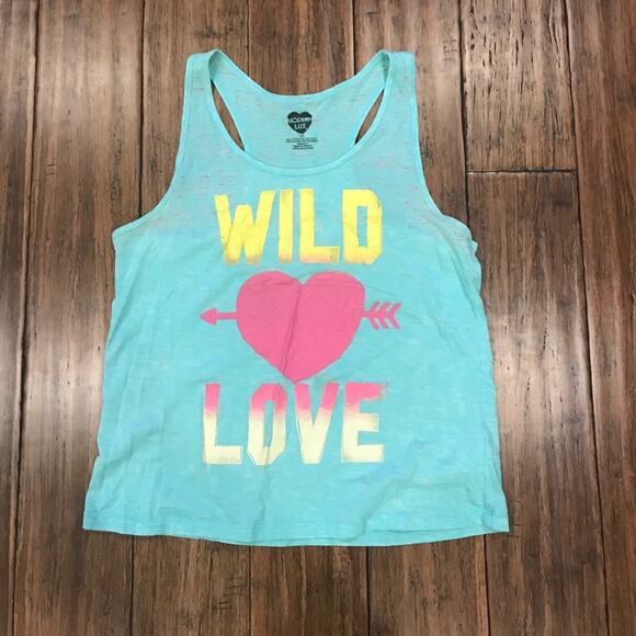 Modern Lux Top Wild Love Racerback Tank Top - Picture 1 of 4